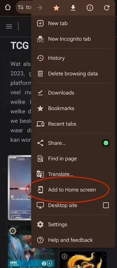 android homescreen step 2